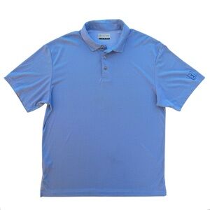 Perry Ellis PGA Tour Light Blue Short Sleeve Golf Polo Shirt ~ Men’s Large